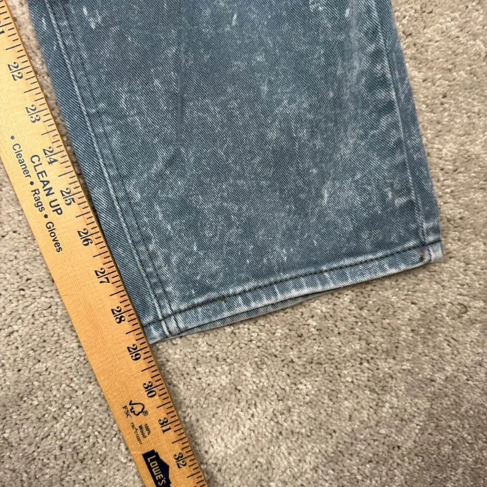 Levis 541 Athletic Taper Men's 34x30 Blue Acid Wash Denim Jeans